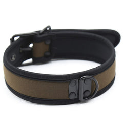 Puppy Collar Choker S/L Coffee