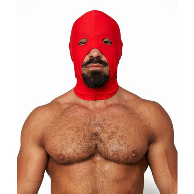 Mister B Lycra Cocksucker Hood Red