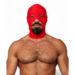 Mister B Lycra Cocksucker Hood Red