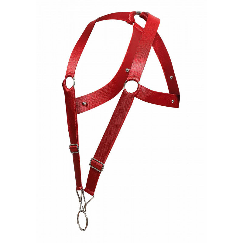 DNGEON Crossback Harness Red