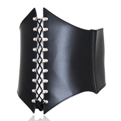 BDSM PU Leather Corset