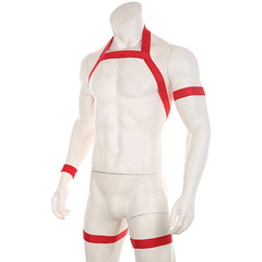 Club Party Body Harness Red