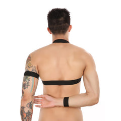 Club Harness V-Shape Black