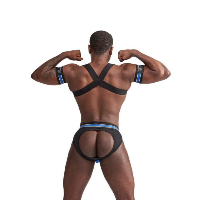 Mister B Urban Club Harness X-back Striped Blue