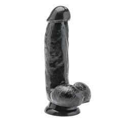 ToyJoy Dildo 6 Inch With Balls Black (15 cm)