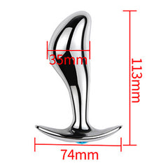 Metal Butt Plug Prostata Massage Size L