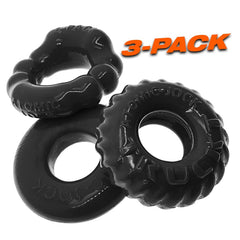 Oxballs BONEMAKER 3-PACK Cockring Kit - Black