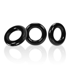 Oxballs WILLY RINGS 3er-Pack Penisringe - Schwarz