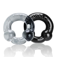 Oxballs Ultraballs Cockring 2-pack Black Clear