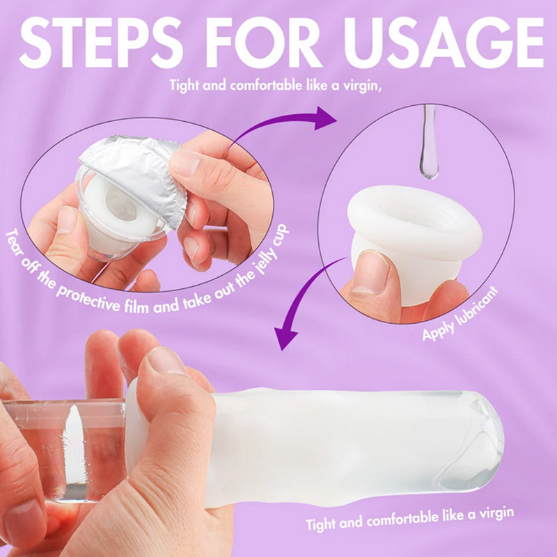 Mini Jelly Masturbator TPE in 6 different designs