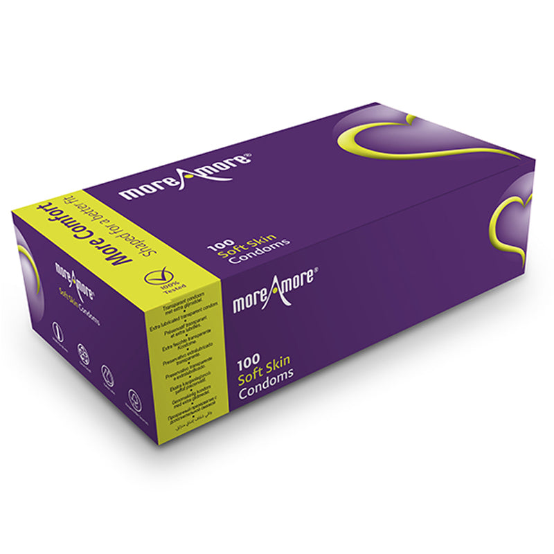 MoreAmore Soft Skin Condoms 100 pcs.